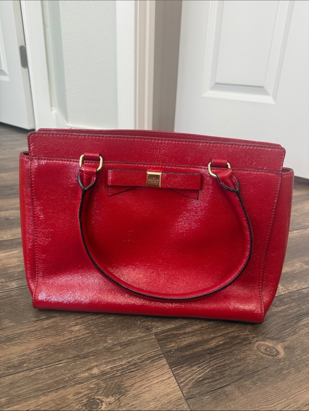 kate spade Red Bow-Accent Tote
